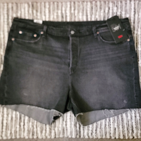Levi's Premium High Rise Denim Shorts Size 24